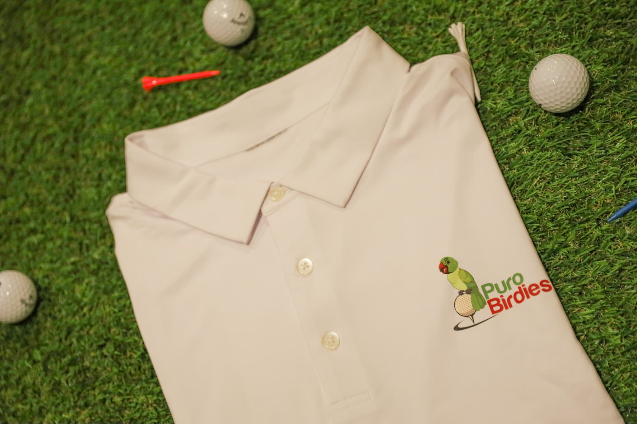 Puro Birdie Polo White
