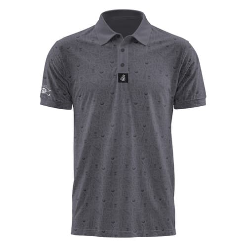 Men’s Gray Golf Polo | Fiesta on the Green Performance Shirt