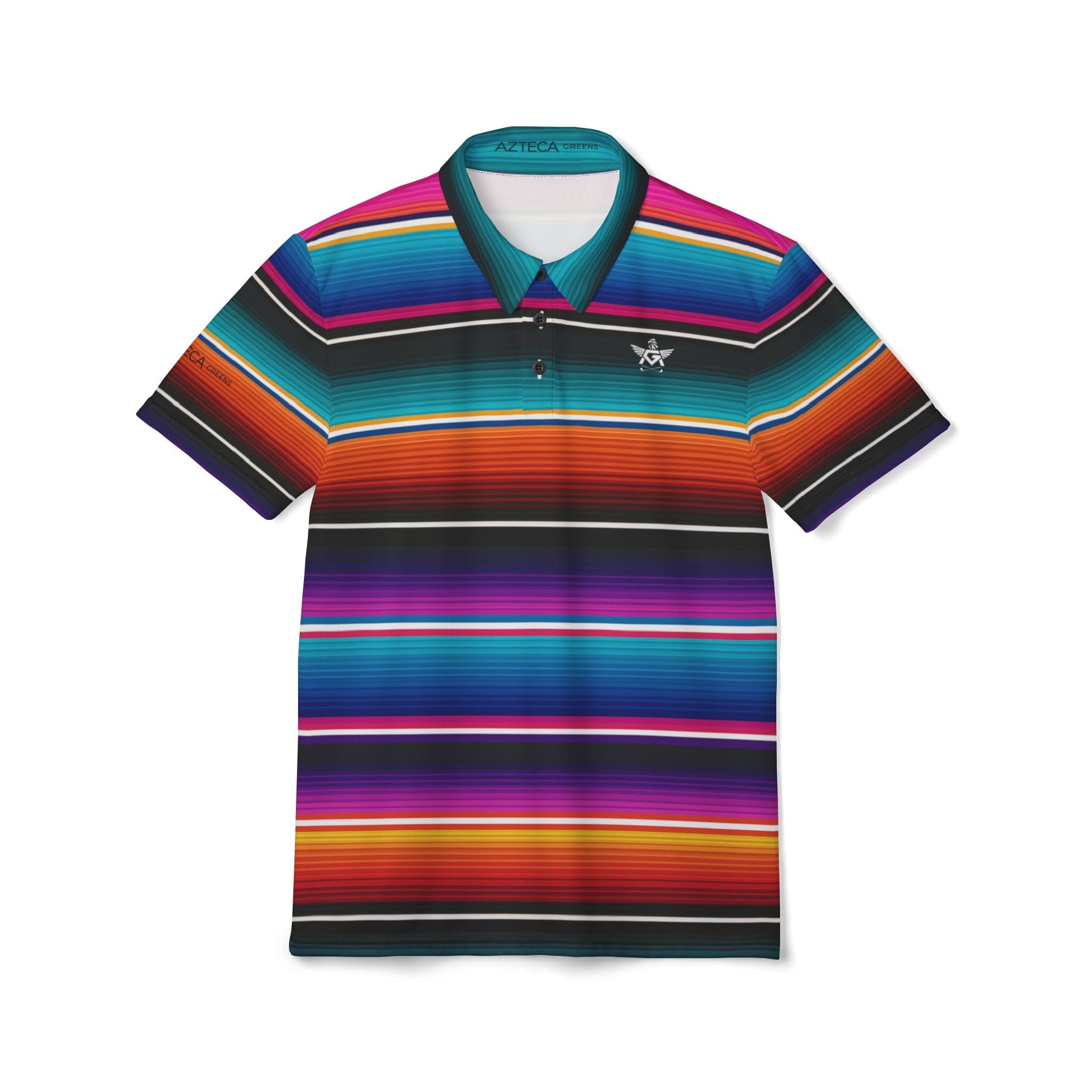 Fiesta Coral Serape Polo